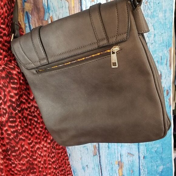 FLAPOVER Crossbody Double Compartment Purse Bag - Picture 12 of 14